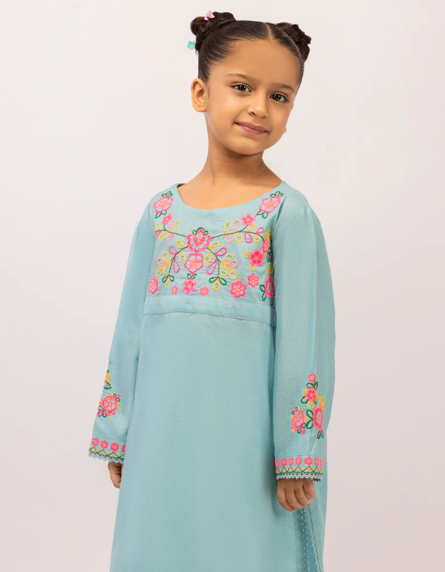 BLUE DOBBY 2PC STITCHED | JGKL-S-JGST-26-5689 FB/VIVID-3 - Image 2