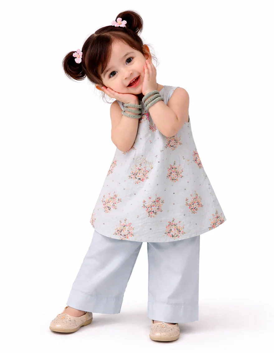 BLUE LAWN 2PC STITCHED | JIK-S-JIST-26-5834 FB/SCHIFFLI-B-2 - Image 3