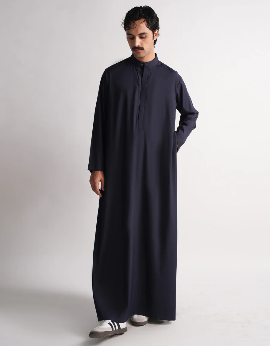 NAVY BLUE JUBBA | JJ-JUBBA-33864/S26/JJ9773-SF