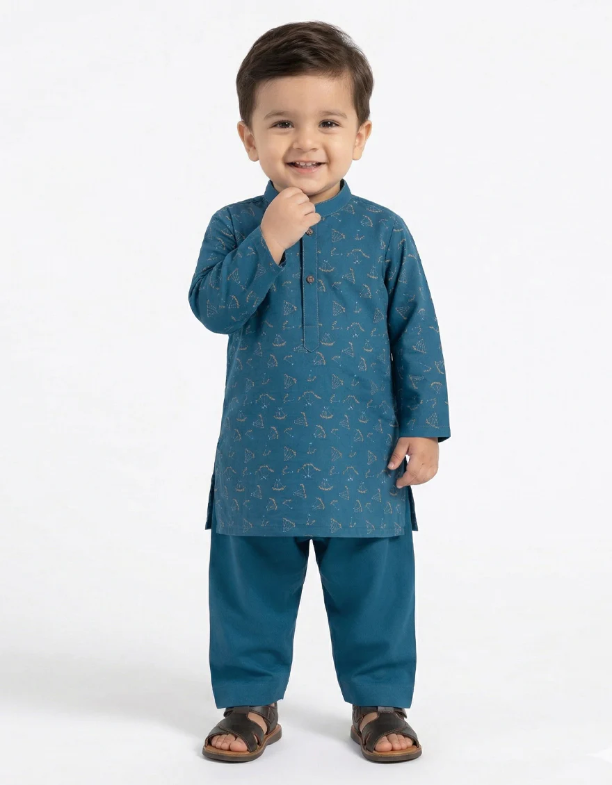 TURQUOISE KAMEEZ SHALWAR | JJIKS-A-20024/S26/JJ10851-SF