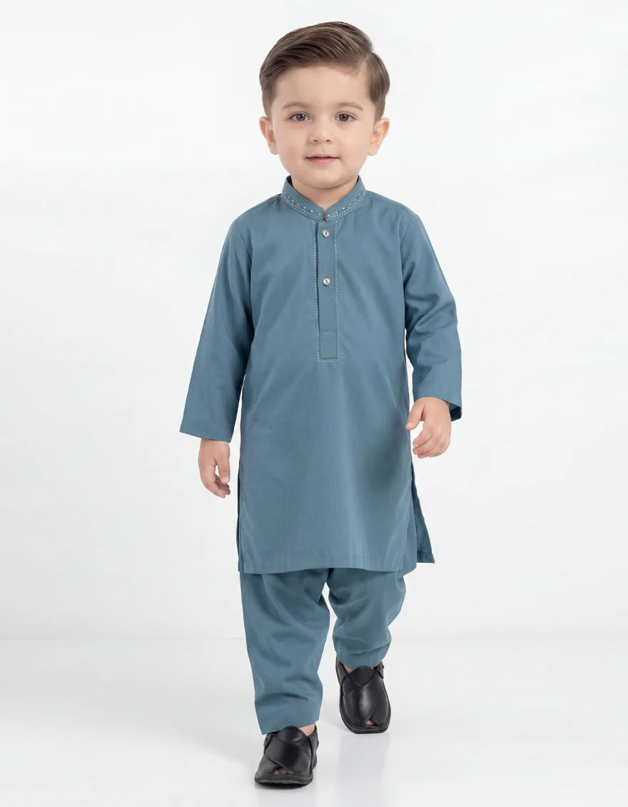 SEA GREEN KAMEEZ SHALWAR | JJIKS-A-39780/S26/JJ10865-SF - Image 2