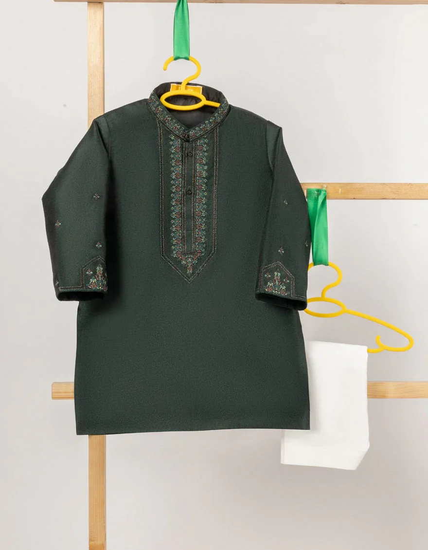 EMERALD GREEN KAMEEZ SHALWAR | JJIKS-SP-A-46795/S25/JJ9999-FL