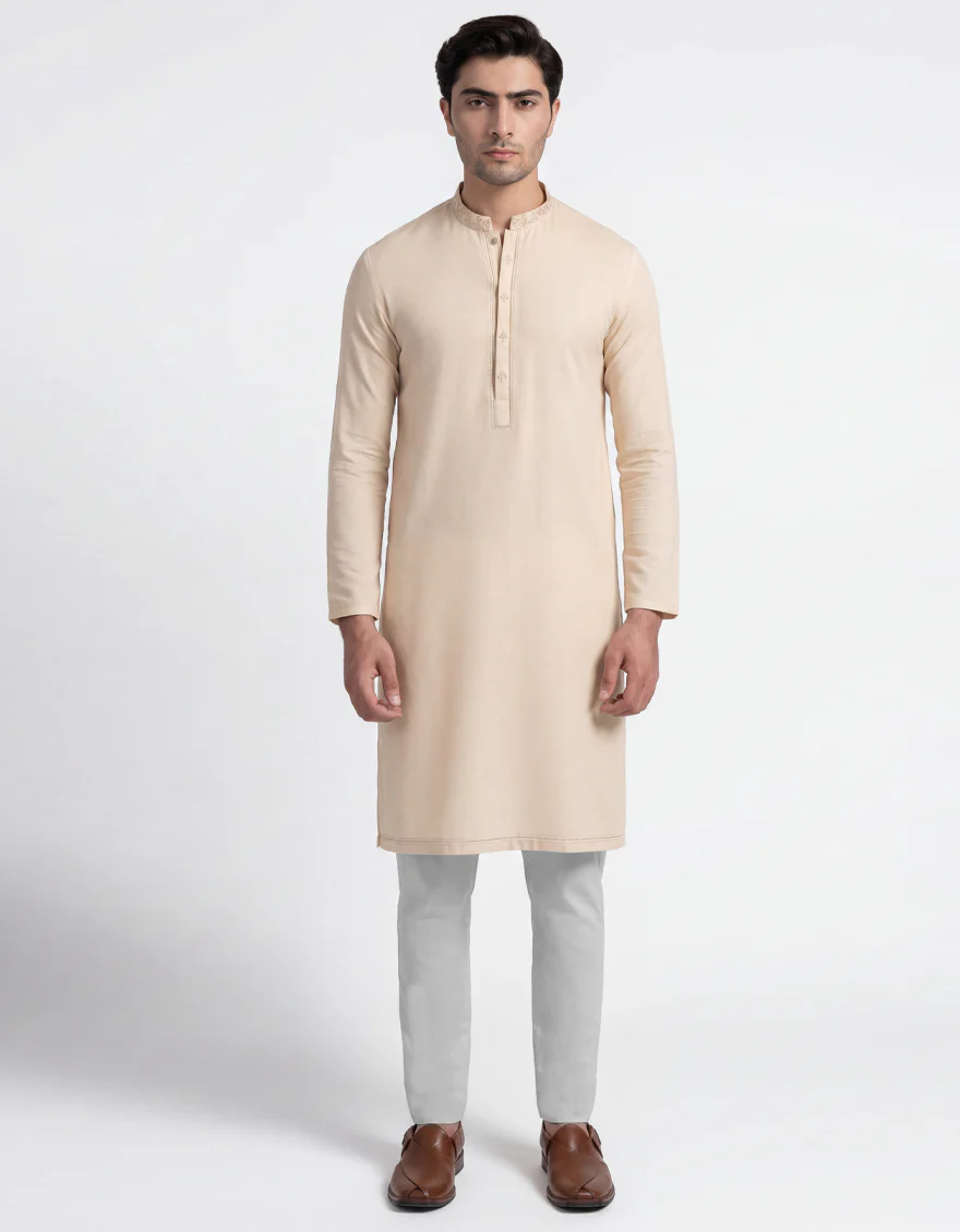 CREAM KURTA | JJK-A-30015/S26/JJ10719-SF