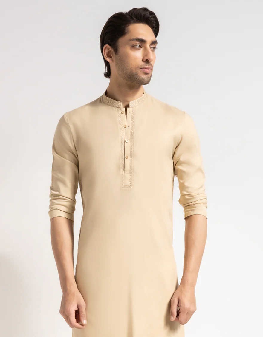 BEIGE KURTA | JJK-A-33993/S26/JJ10792-SF - Image 2