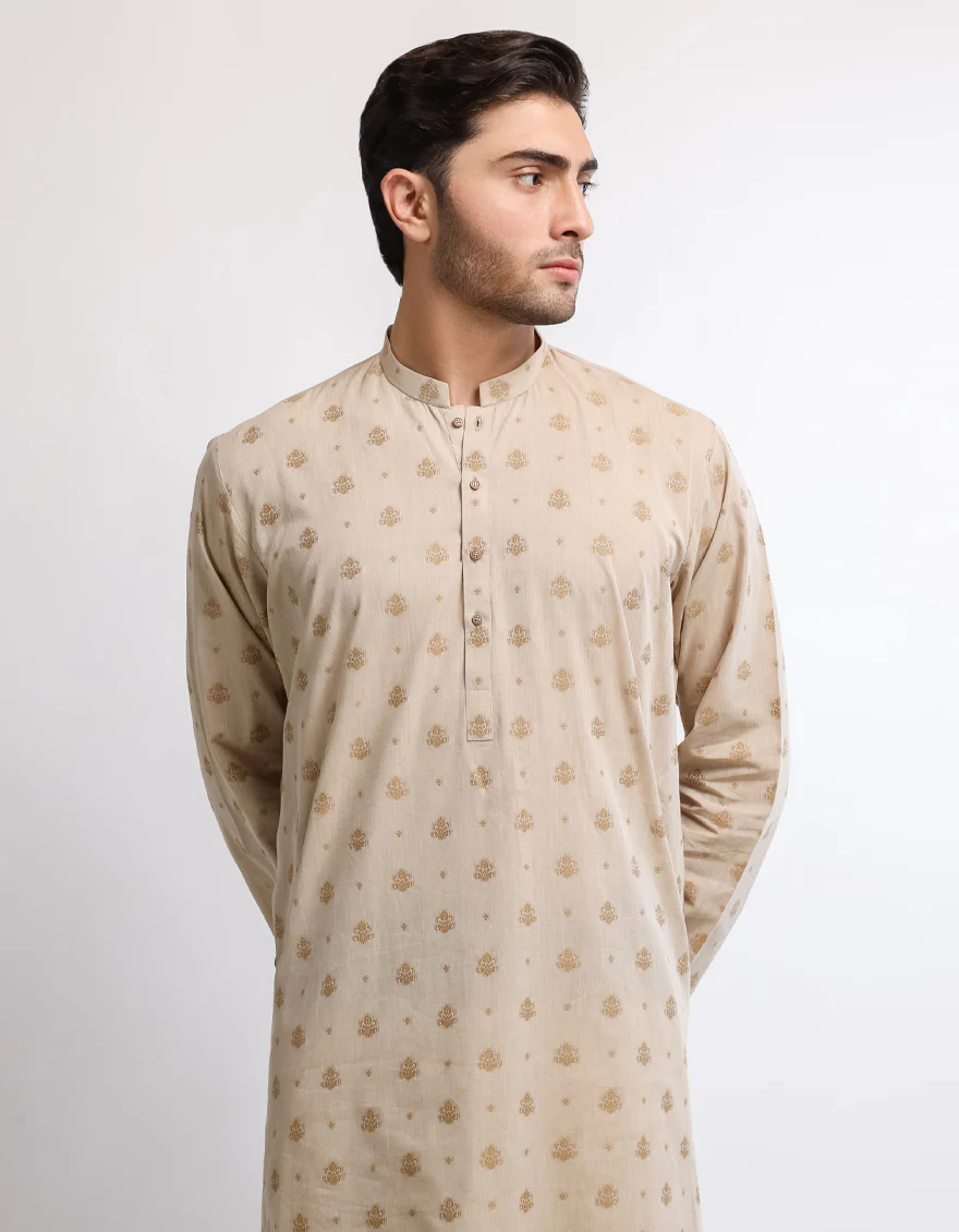 FAWN COTTON KURTA | JJK-A-90580/S26/JJ9993-CL - Image 2