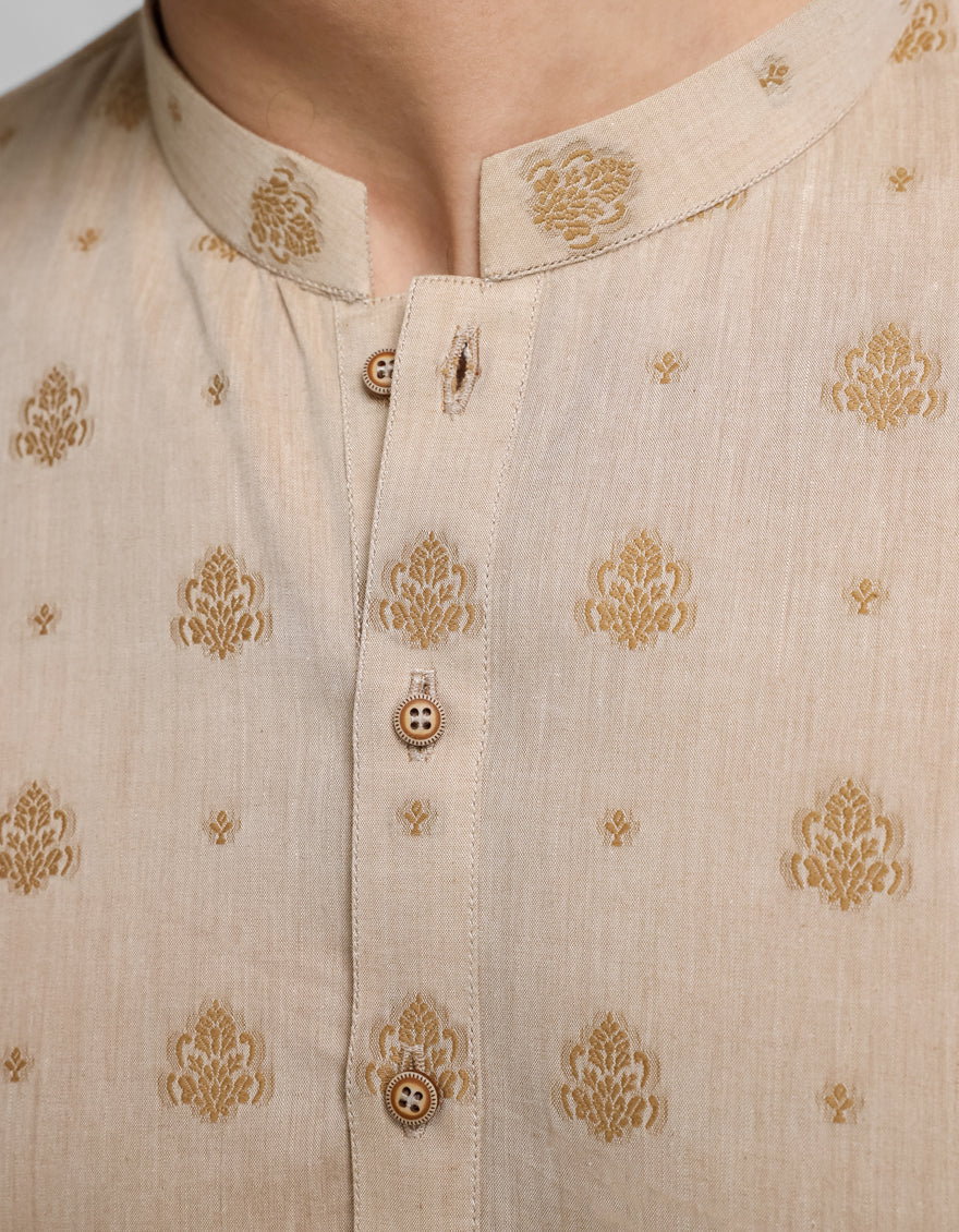 FAWN COTTON KURTA | JJK-A-90580/S26/JJ9993-CL - Image 3