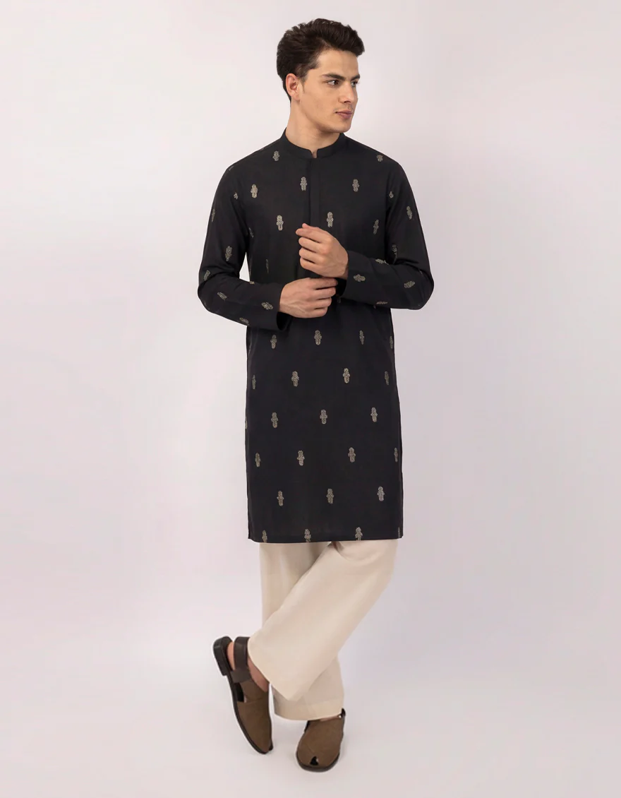 GREY COTTON KURTA | JJK-S-47601/S26/JJ10903-SF
