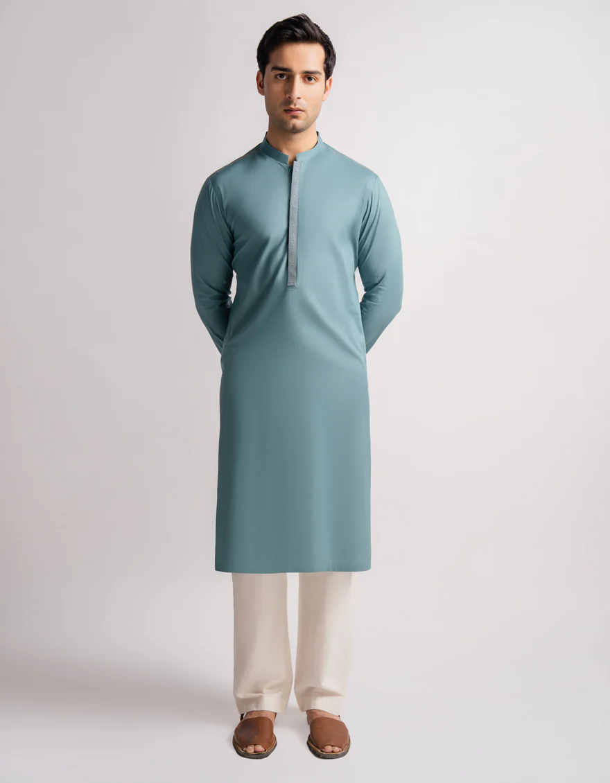 TURQUOISE KURTA | JJK-S-60017/S26/JJ10831-SF