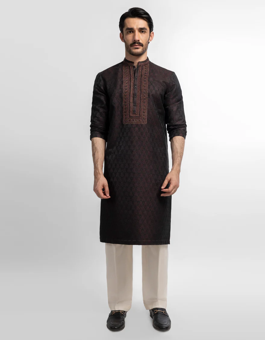 MAROON SPECIAL KURTA | JJK-SP-A-50549/S26/JJ10365-FL