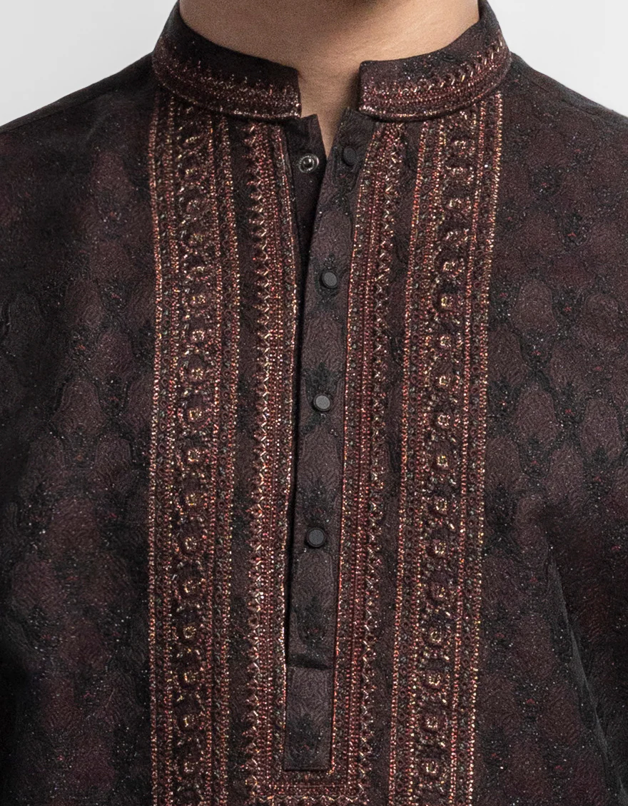MAROON SPECIAL KURTA | JJK-SP-A-50549/S26/JJ10365-FL - Image 2