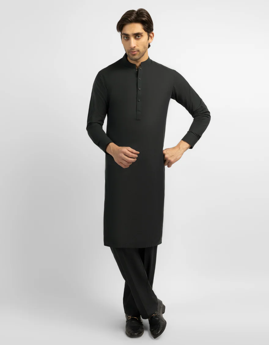 DARK GREEN KURTA TROUSERS | JJKP-A-47633/S26/JJ10886-PN