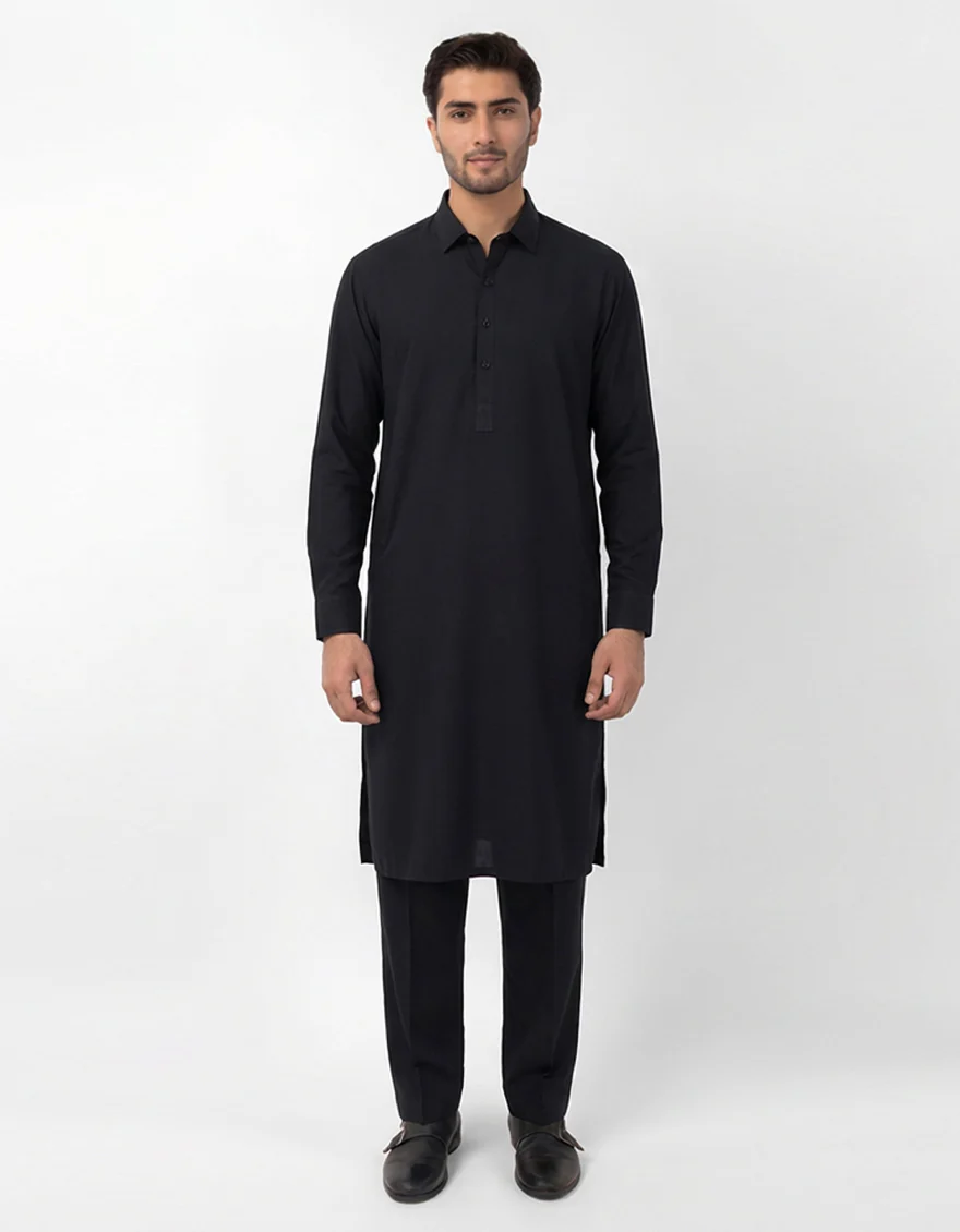 NAVY BLUE KURTA TROUSERS | JJKP-A-48505-AP/S26/JJ10551-PN