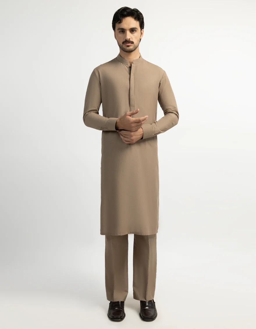 MOCHA KURTA TROUSERS | JJKP-S-60073/S26/JJ10591-CL