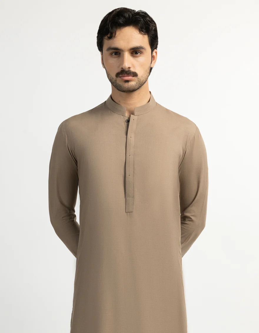MOCHA KURTA TROUSERS | JJKP-S-60073/S26/JJ10591-CL - Image 2