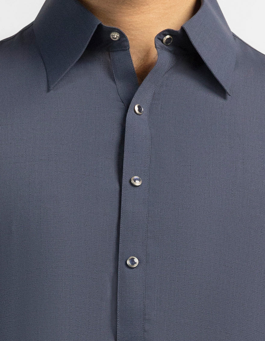 DARK GREY KAMEEZ SHALWAR | JJKS-A-20002/S26/JJ10748-CL - Image 3