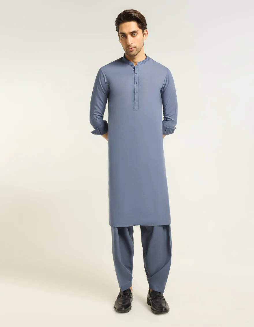 BLUE KAMEEZ SHALWAR | JJKS-A-33974/S26/JJ9937-SF