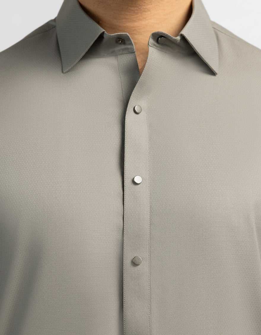 GREY COTTON KAMEEZ SHALWAR | JJKS-A-33999/S26/JJ10641-CL - Image 3