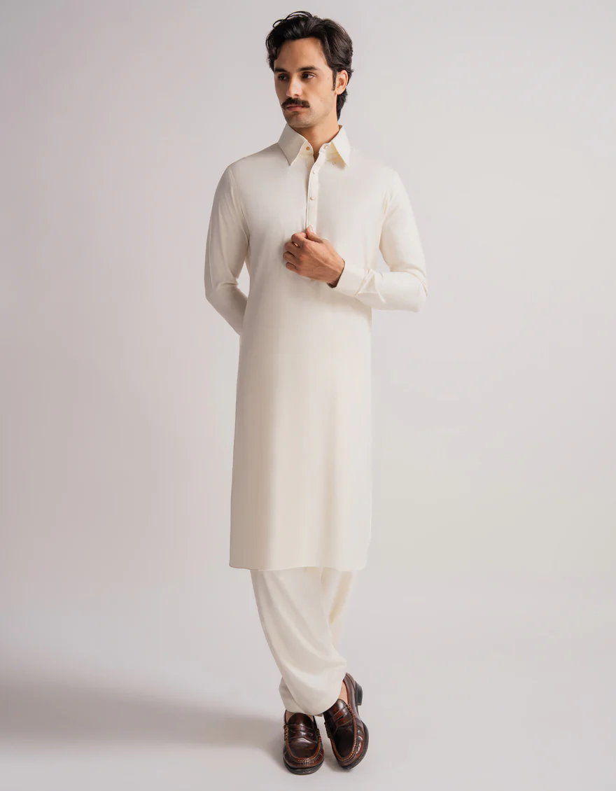 OFF WHITE KAMEEZ SHALWAR | JJKS-A-48359/S26/JJ10869-FL