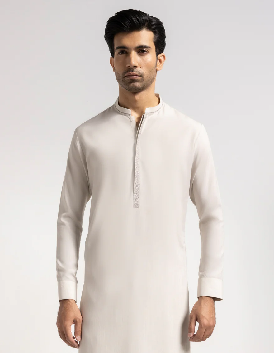 PEARL WHITE KAMEEZ SHALWAR | JJKS-A-50600/S26/JJ10871-FL - Image 2
