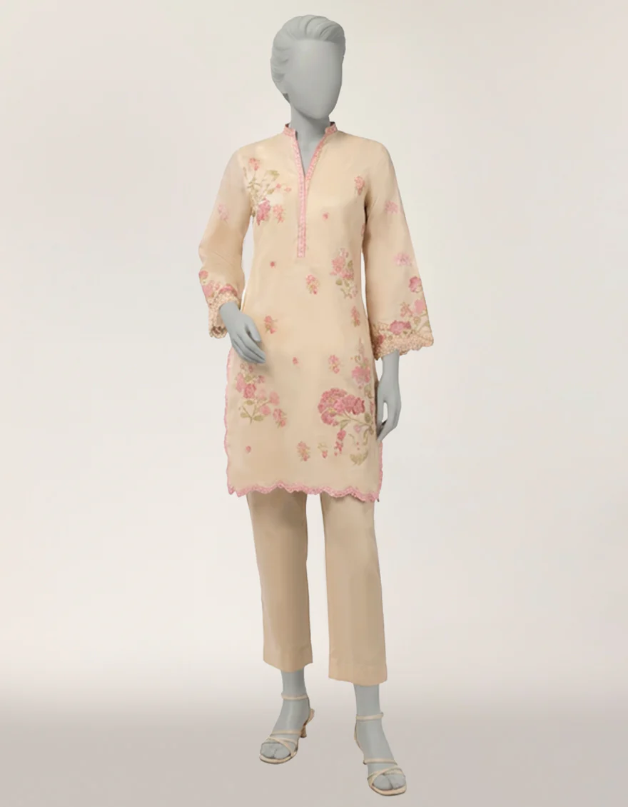 BEIGE LAWN KURTI | JJLK-S-JSS-26-603 FB/ASSORTMENT-15