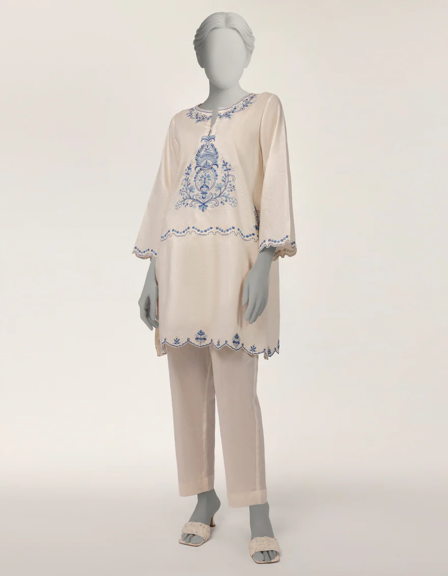 OFF WHITE DOBBY KURTI | JJLK-S-JSS-26-607 FB/ASSORTMENT-19