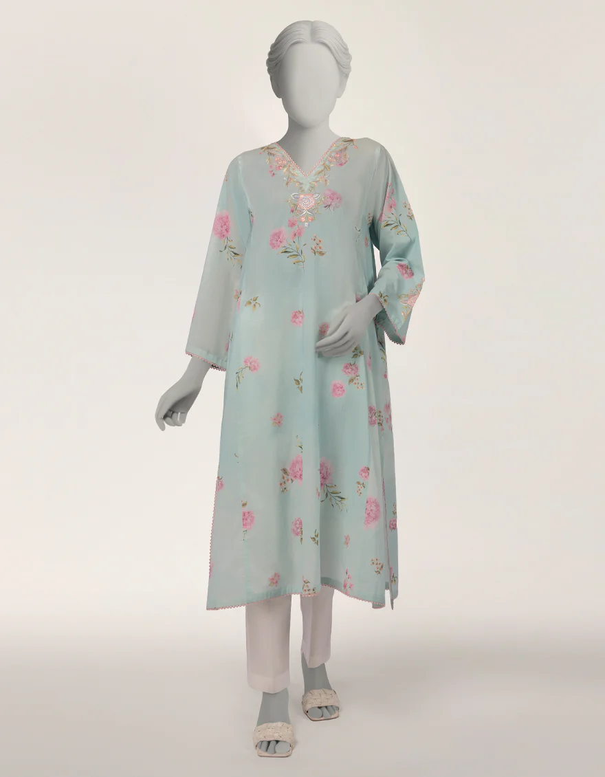 BLUE LAWN KURTI | JJLK-S-JSS-26-610 FB/ASSORTMENT-22