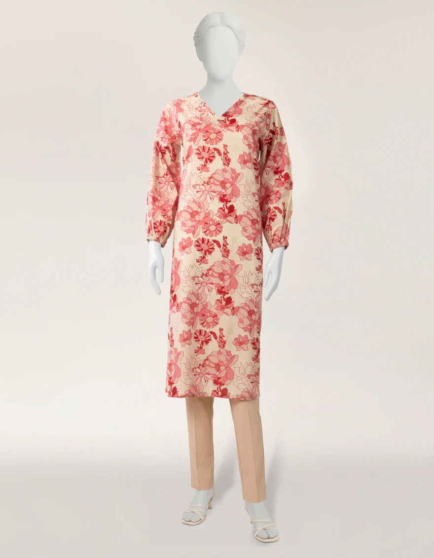 PINK LAWN KURTI | JJLK-S-JSS-26-616 FB/ASSORTMENT-3