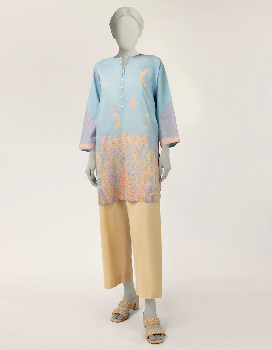 BLUE LAWN KURTI | JJLK-S-JSS-26-619 FB/ASSORTMENT-06
