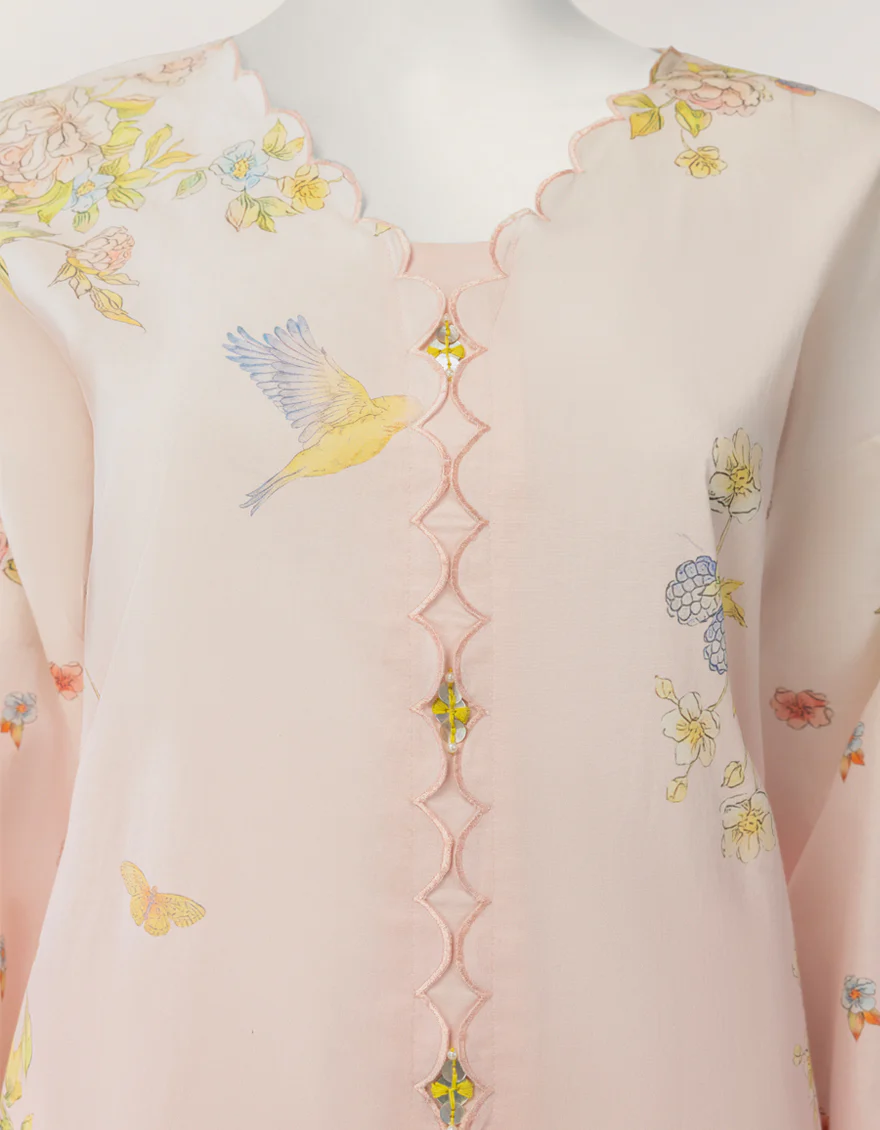 PINK LAWN KURTI | JJLK-S-JSS-26-648 FB/BLOSSOM-05 - Image 3