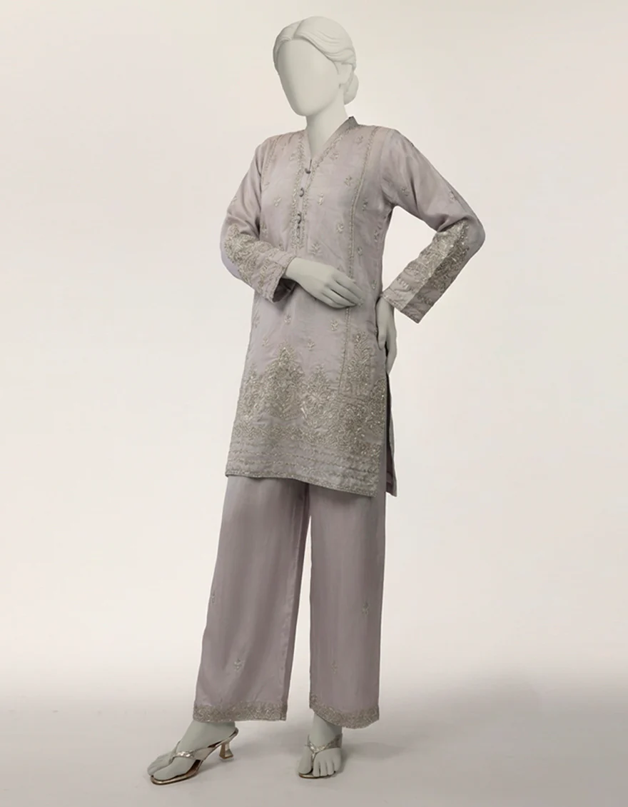 LILAC RAW SILK 2PC STITCHED | JJPW-S-JPS-26-3996 FB/NAYAB-2