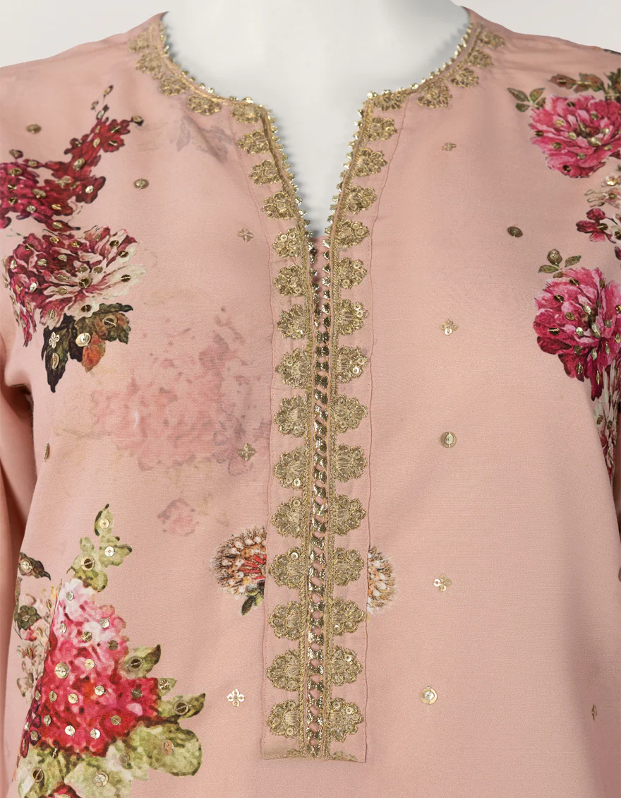 PINK RAW SILK 2PC STITCHED | JJPW-S-JPS-26-4000 FB/NAYAB-06 - Image 4
