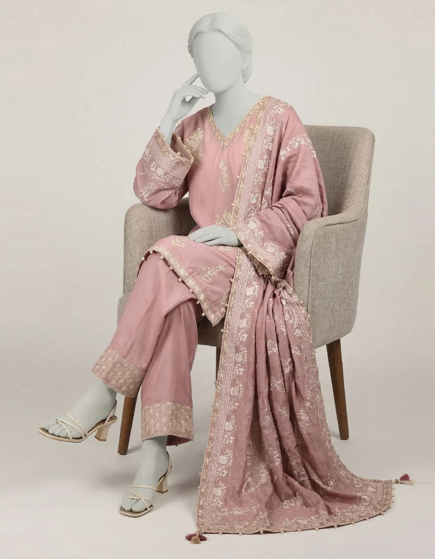 LILAC RAW SILK 3PC STITCHED | JJPW-S-JPS-26-4015 FB/MUSE-3