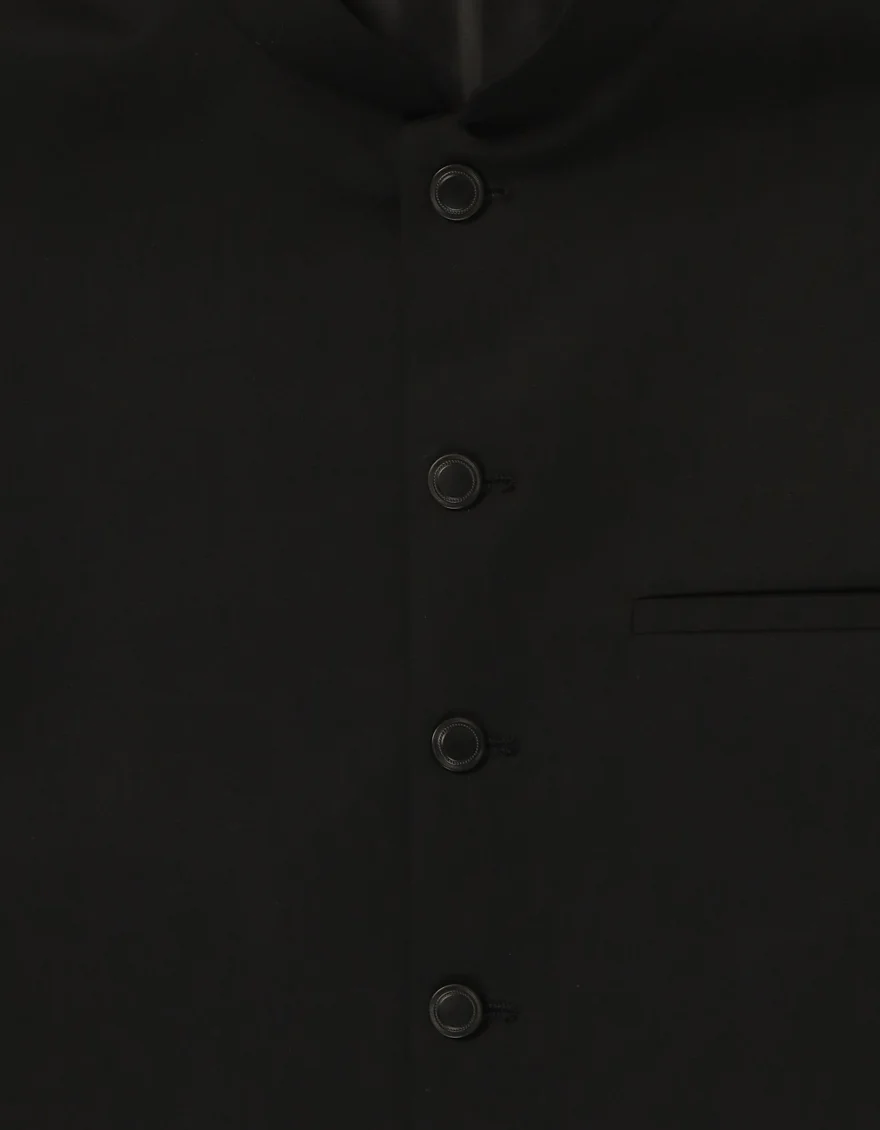 BLACK WAISTCOAT | JJVC-A-33888/S26/JJ10946-PN - Image 3