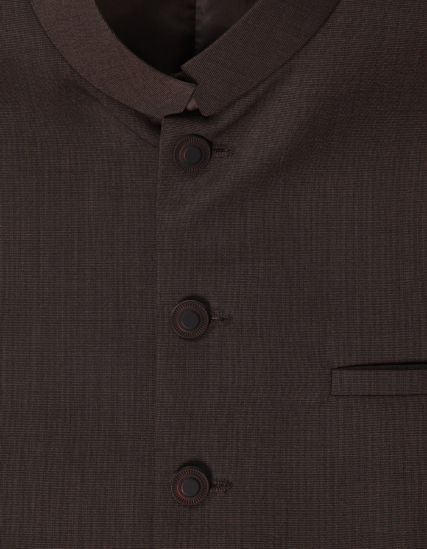 BROWN WAISTCOAT | JJVC-A-48427/S26/JJ11038-PN - Image 3