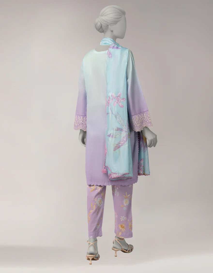 LILAC LAWN 3PC UNSTITCHED | JLAWN-S-26-1106 SERENE-4 - Image 2