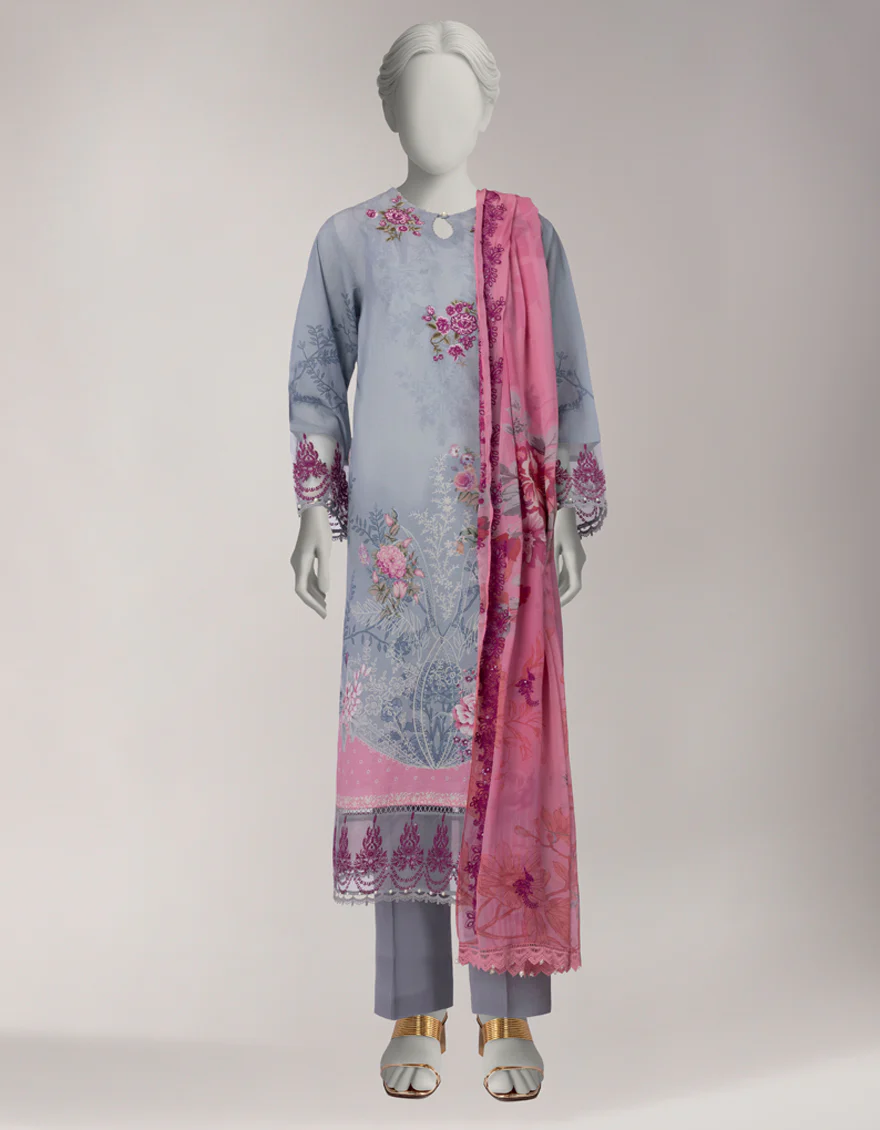 GREY LAWN 3PC UNSTITCHED | JLAWN-S-26-1110 JARDIN-4