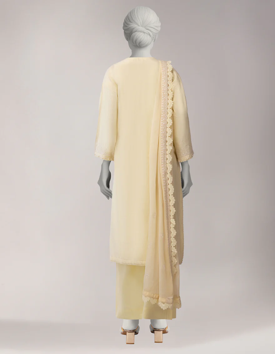 YELLOW LAWN 3PC STITCHED | JLAWN-S-26-1120/S LUXE-B-04 - Image 2