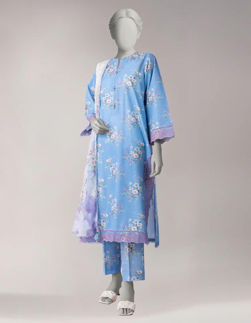 MULTICOLOR LAWN 3PC UNSTITCHED | JLAWN-S-26-3766 FLORAL MYSTIC-4