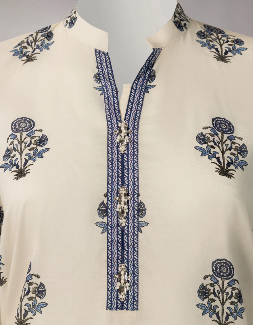 MULTICOLOR LAWN 3PC UNSTITCHED | JLAWN-S-26-3855 HINDCRAFT ECHOES-1 - Image 4