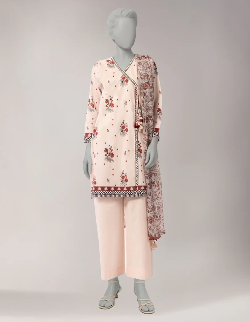 MULTICOLOR LAWN 3PC UNSTITCHED | JLAWN-S-26-3862 HINDCRAFT ECHOES-8 - Image 4
