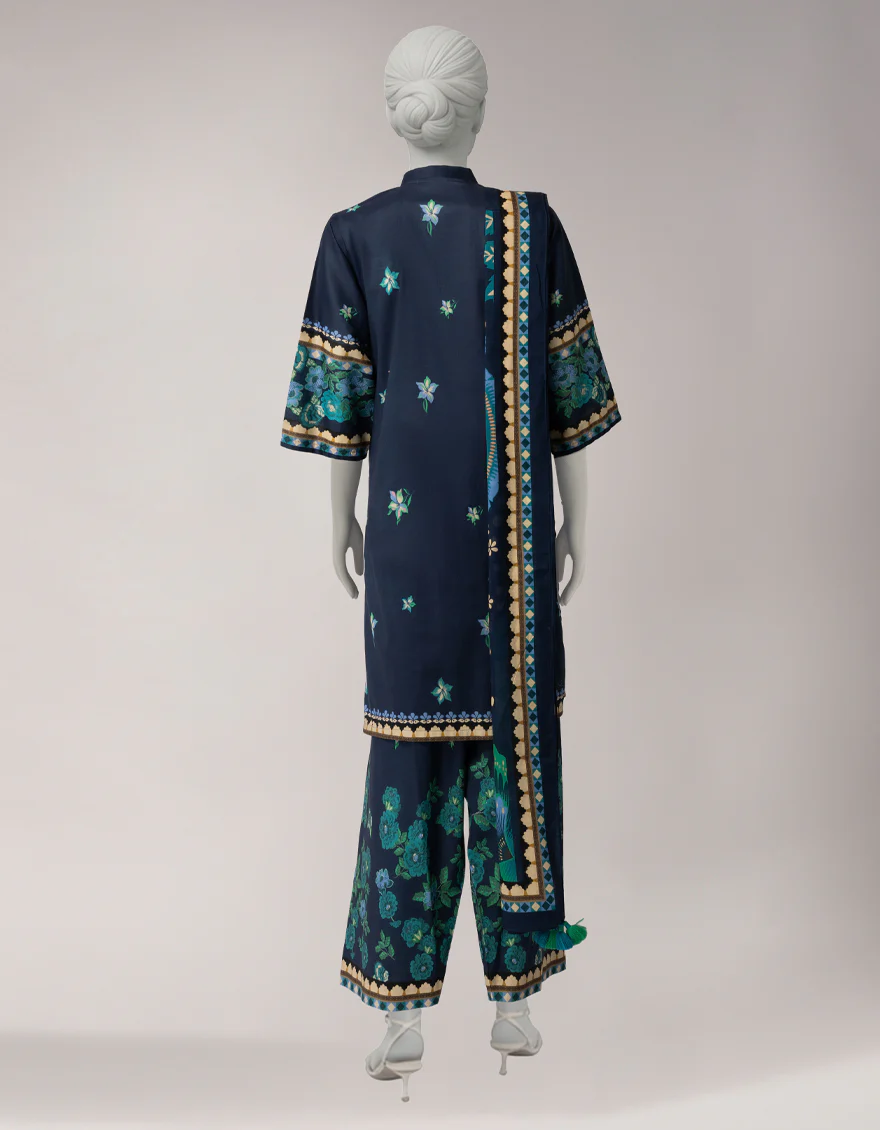 MULTICOLOR LAWN 3PC UNSTITCHED | JLAWN-S-26-3899 BOLD FLORA-5 - Image 2