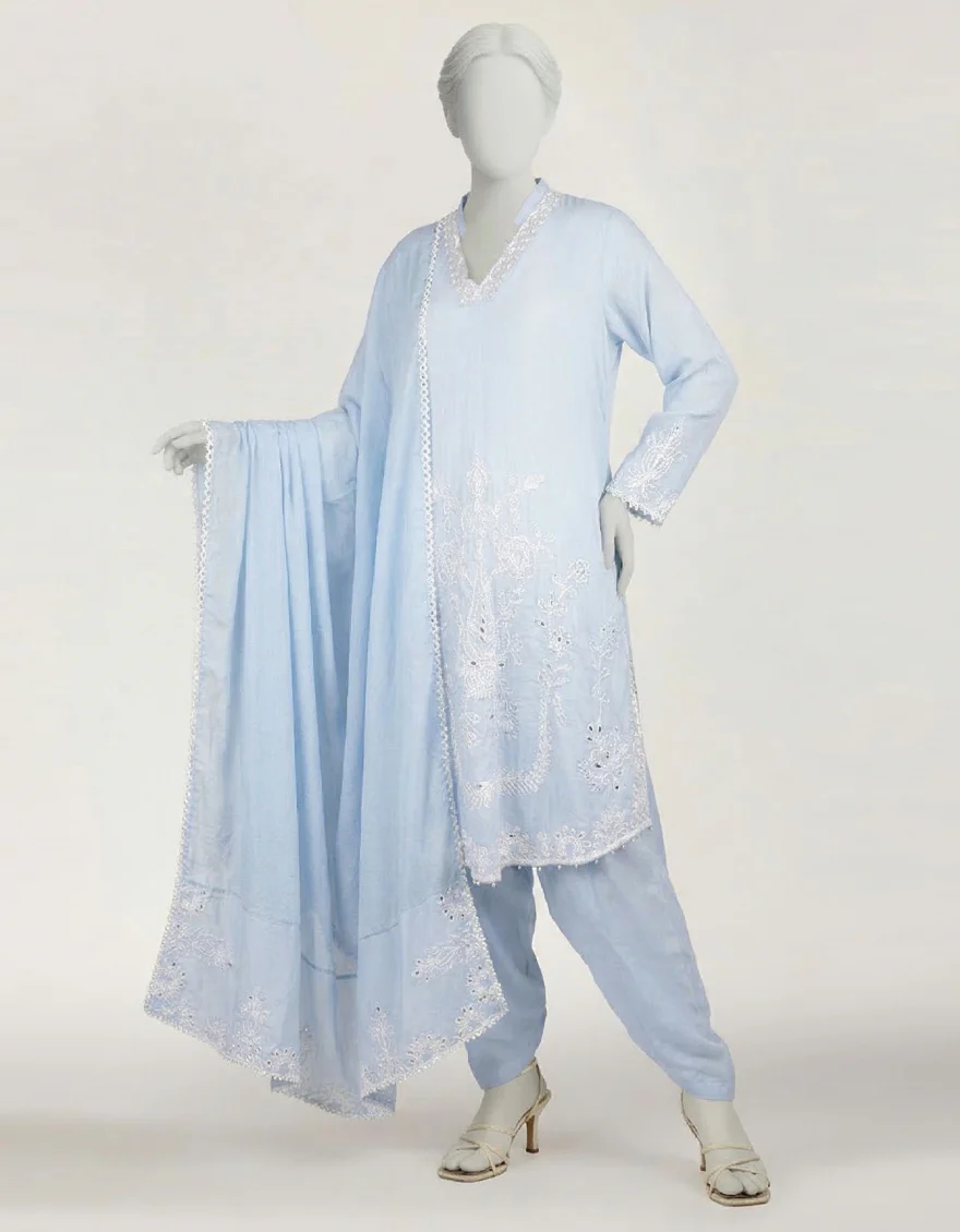 BLUE LAWN 3PC STITCHED | JLAWN-S-26-468/S DORI-3 - Image 2