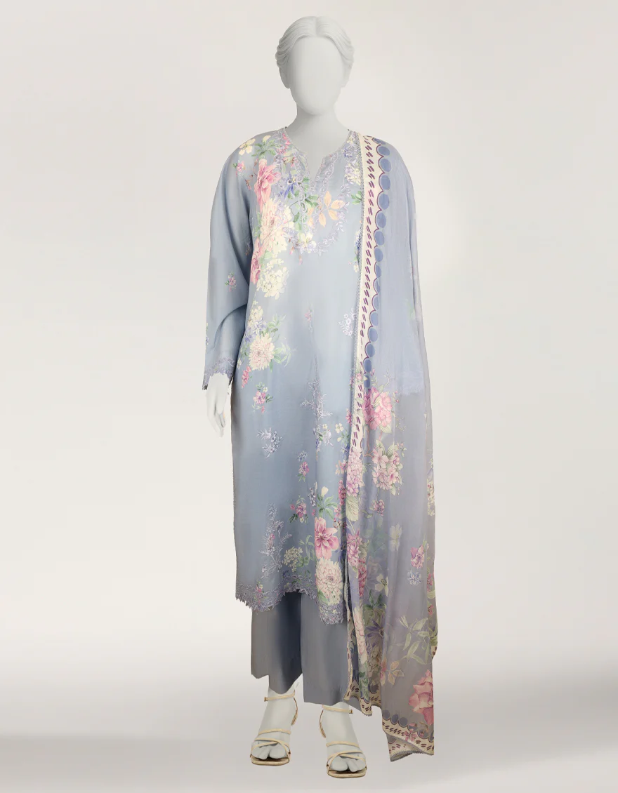 BLUE LAWN 3PC STITCHED | JLAWN-S-26-591/S FIESTA LUX-03 - Image 4
