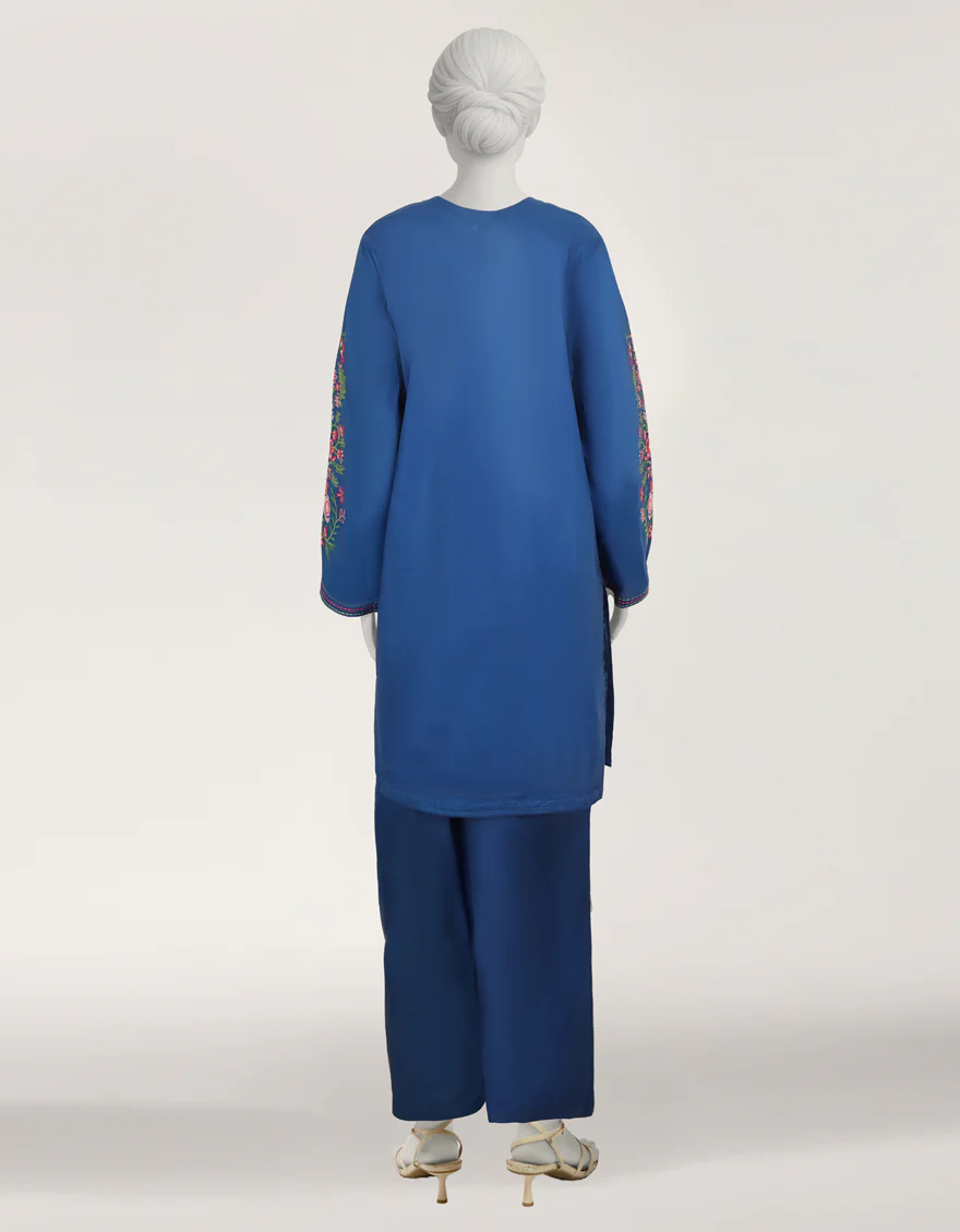 BLUE LAWN 3PC STITCHED | JLAWN-S-26-607/S POLISH-03 - Image 2