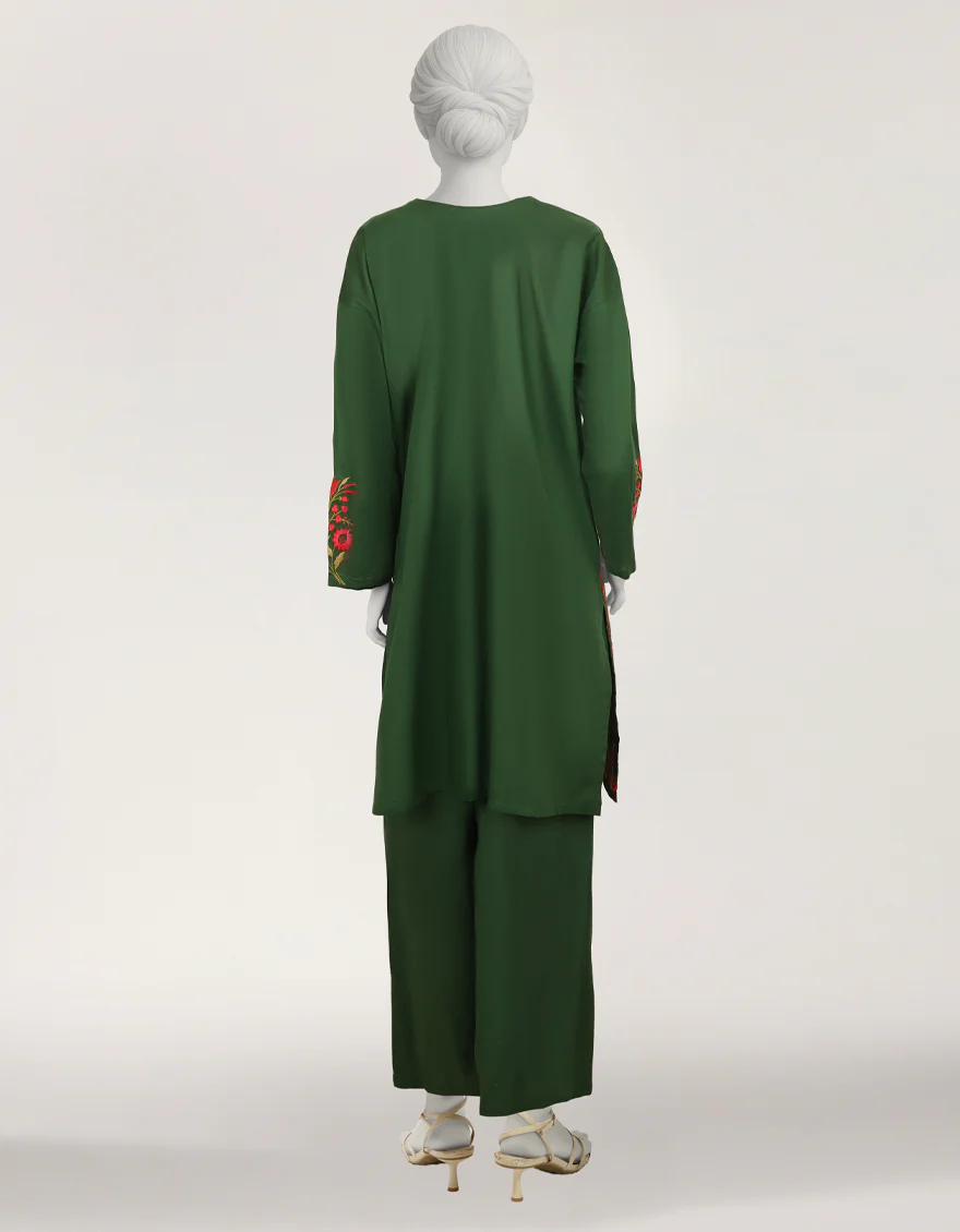 GREEN LAWN 3PC STITCHED | JLAWN-S-26-609/S POLISH-05 - Image 4
