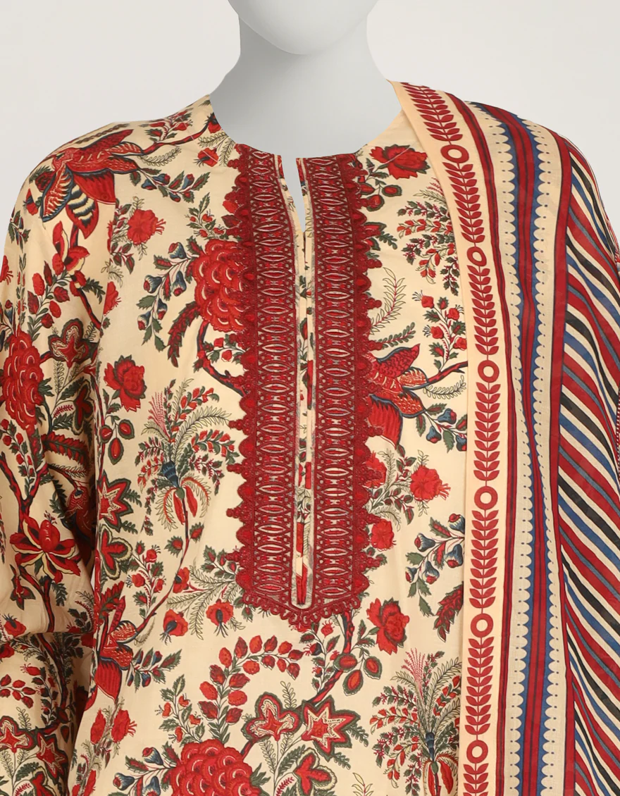 MULTICOLOR LAWN 3PC STITCHED | JLAWN-S-26-615/S CLASSIC CHINTZ-01 - Image 4