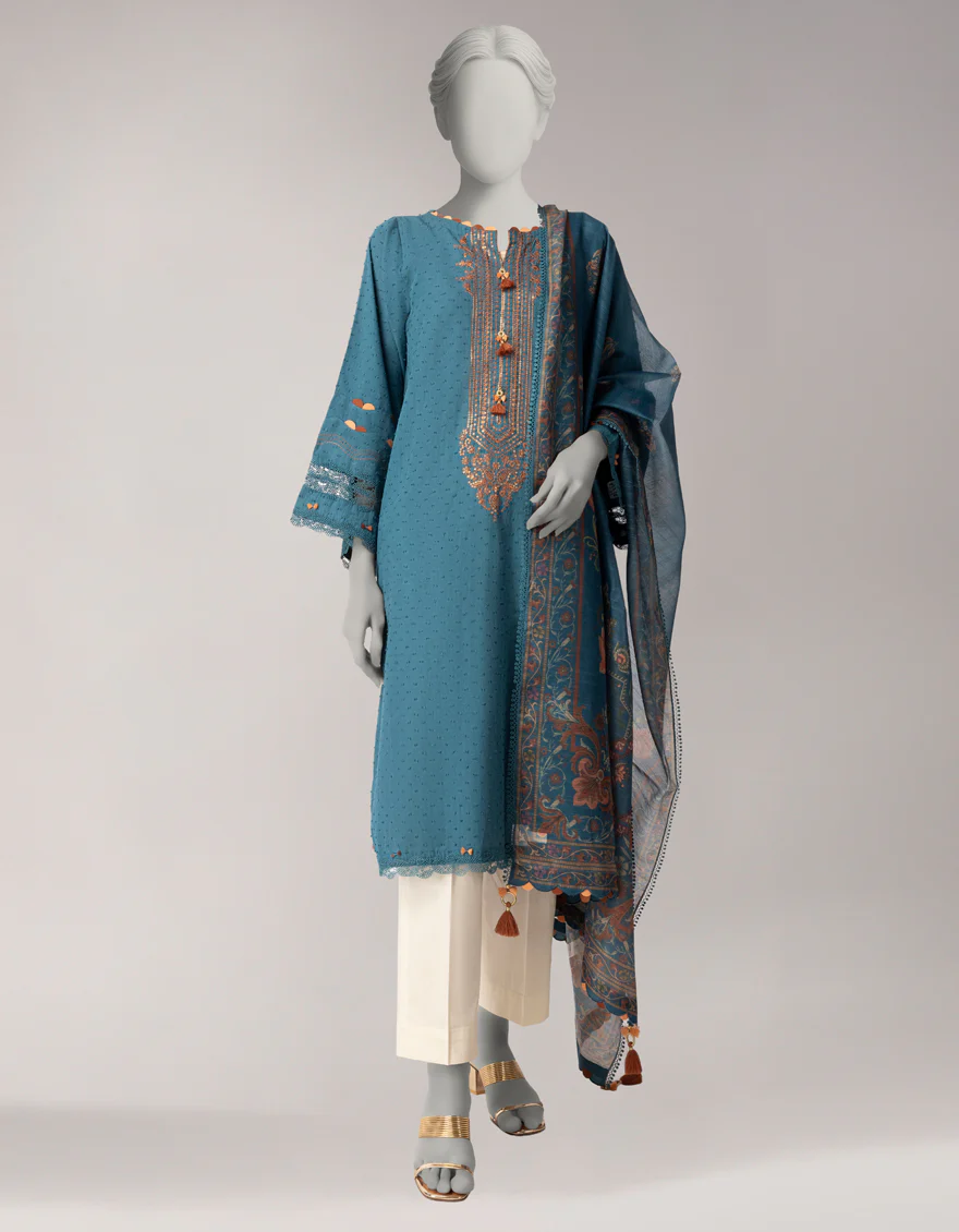 TEAL DORIA 2PC UNSTITCHED | JLAWN-S-JDS-26-1249 RIWAYAT-3