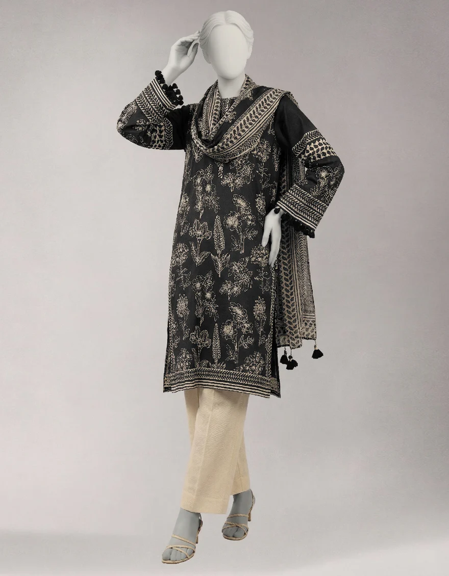 MULTICOLOR LAWN 2PC UNSTITCHED | JLAWN-S-JDS-26-1318 PATTERNED LEGACY-4