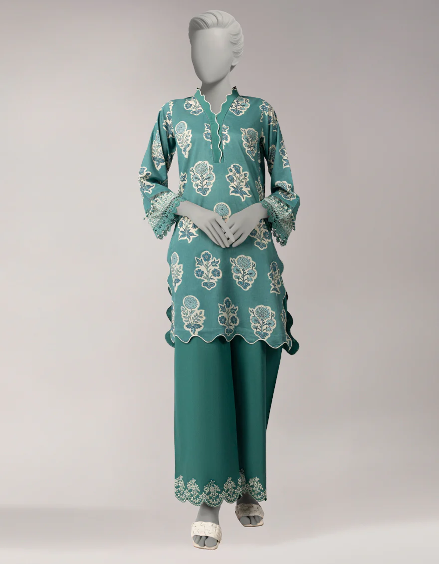 MULTICOLOR LAWN 2PC UNSTITCHED | JLAWN-S-JST-26-2346 PERAHAN-1