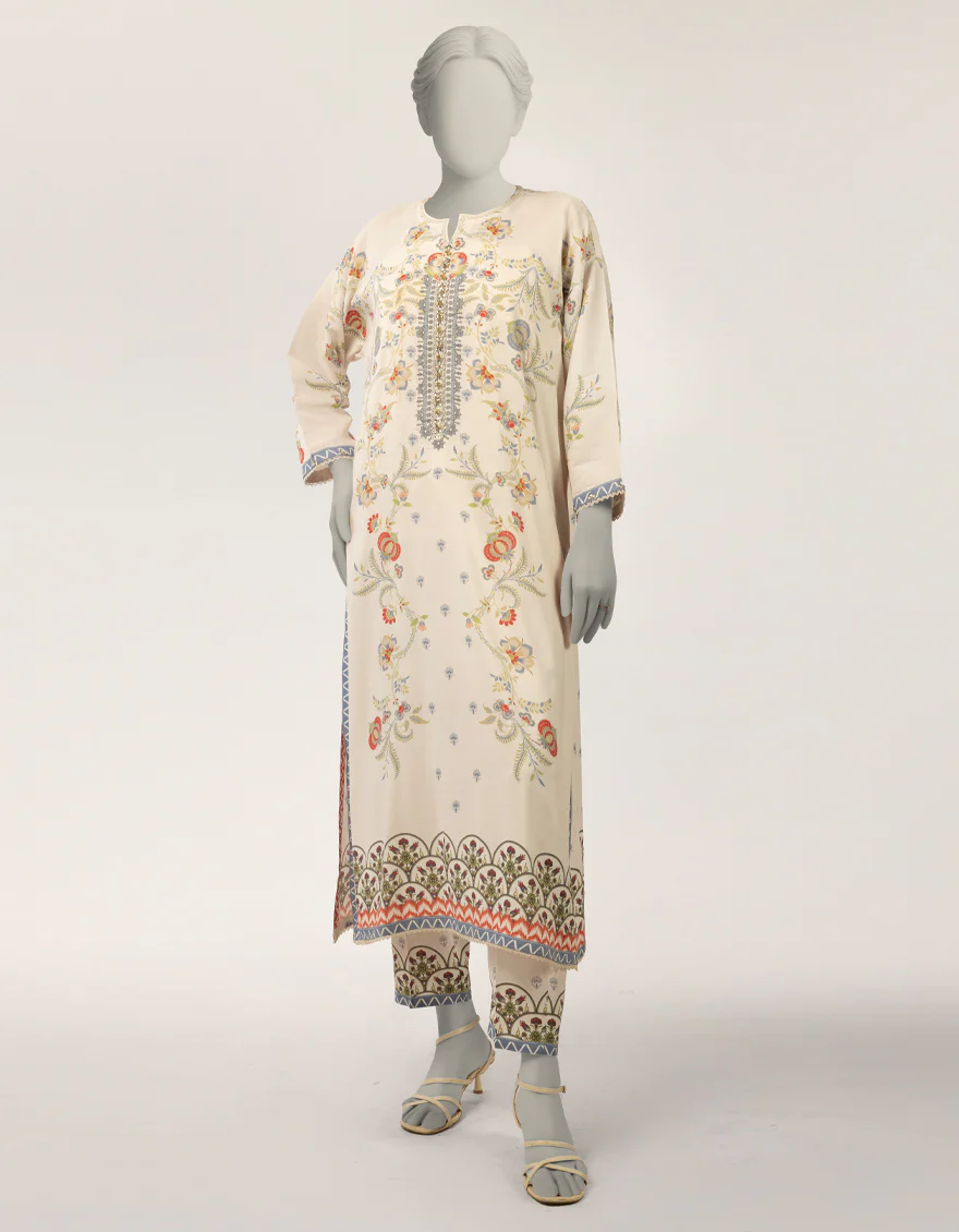 OFF WHITE MAPLE SILK 2PC STITCHED | JLAWN-S-JST-26-2373/S IMPRESSIONS-03